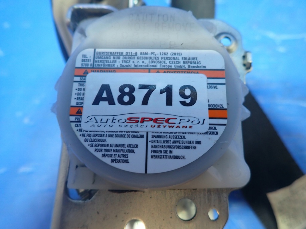 фото №7, Szt pas безпеки правий перед suzuki swift mk7