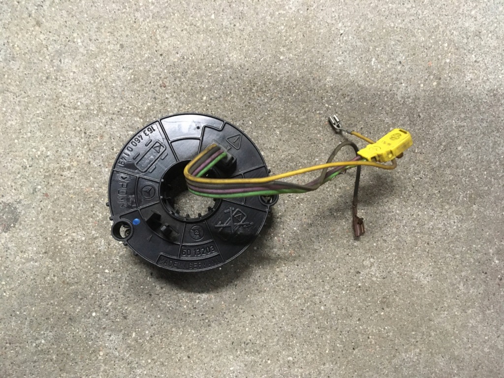 фото №1, Mercedes ml w163 лента шлейф подушка безопасности