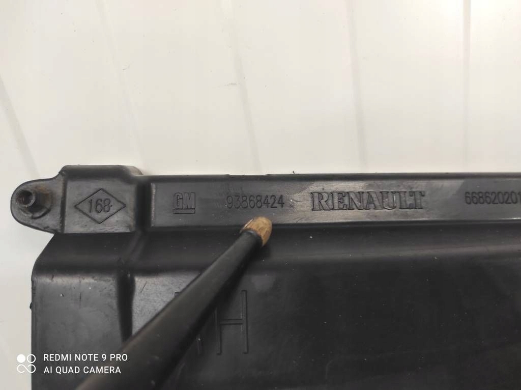 Жабо правый перед renault trafic iii opel vivaro b 93868424 с Разборки