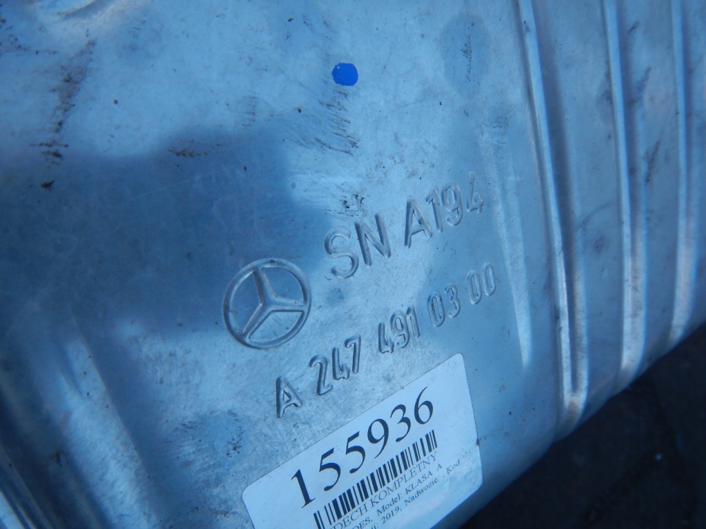 Mercedes w177 2.0 a35 4-matic 306km amg выхлоп kompletny гаситель Цена