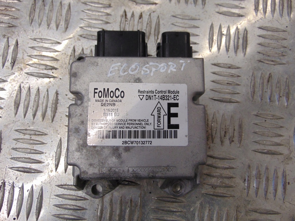 фото №1, Ford ecosport модуль датчик подушка безопасности 12-