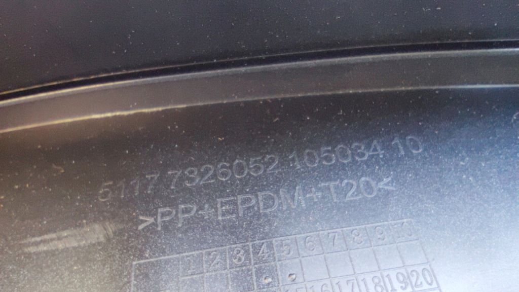 фото №8, Bmw x5 f15 f85 m набор молдинг накладка крыла правый задняя задняя ms/c05