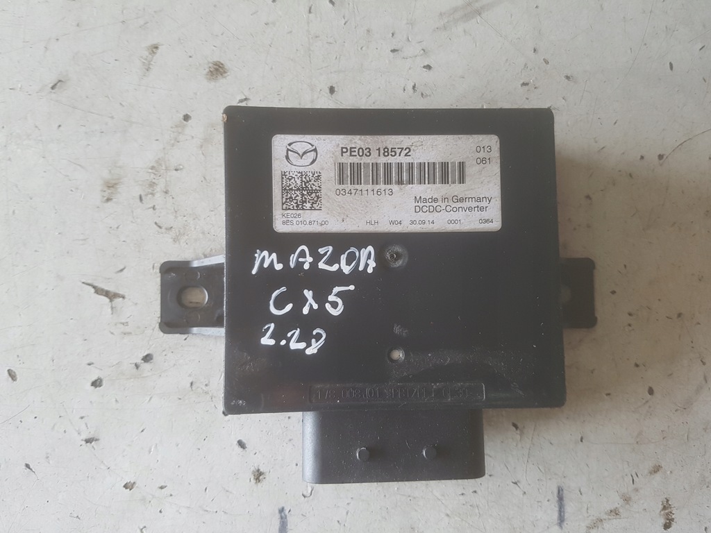 фото №1, Mazda cx-5 i 12-17r модуль блок управления напряжения
