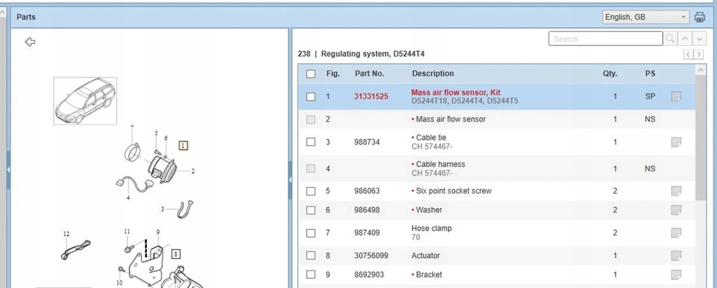 фото №6, Volvo xc90 2010 витратомір