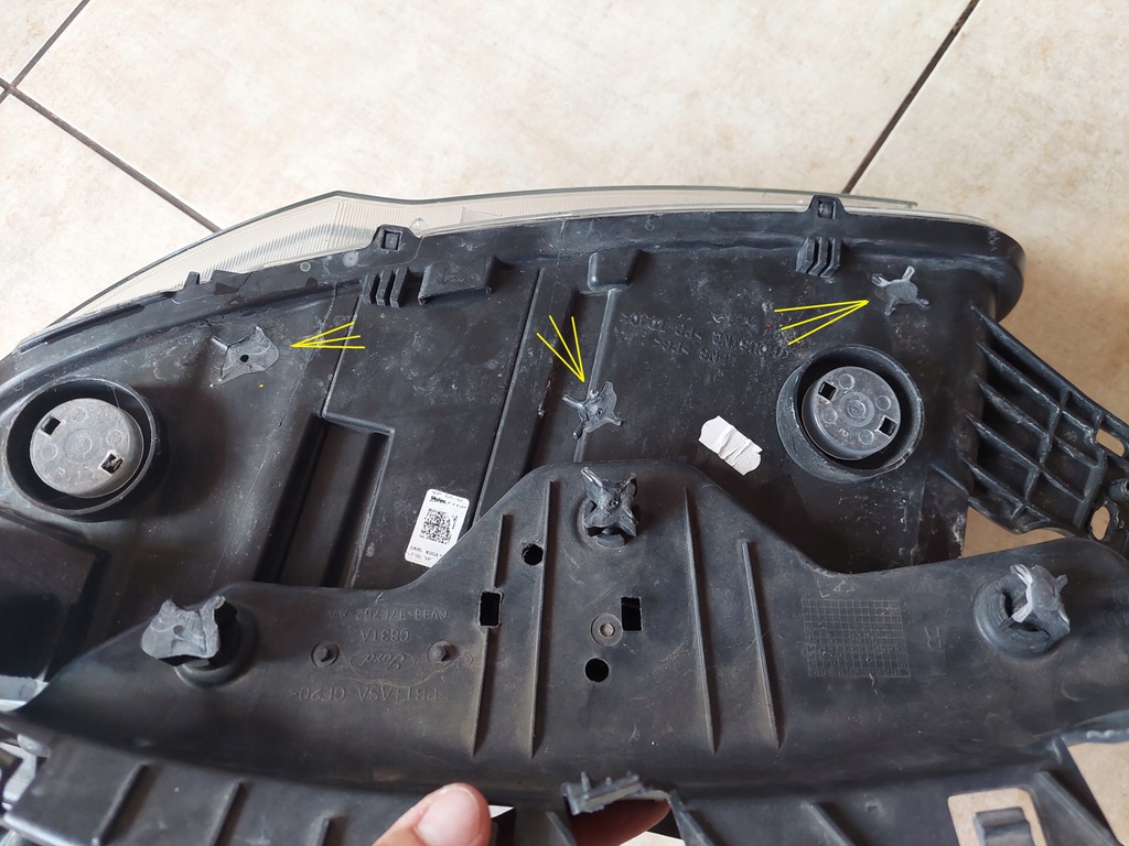 фото №9, Лампа правая - bi-xenon - ford kuga mk2 - 12-16