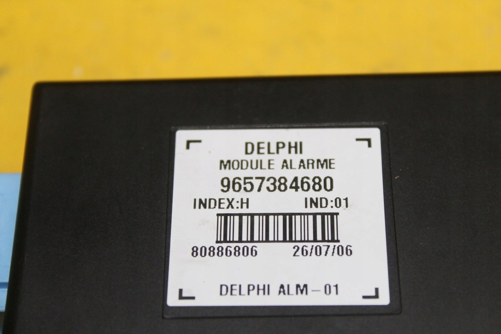 фото №6, Модуль блок управления сигнализация peugeot 207 9657384680