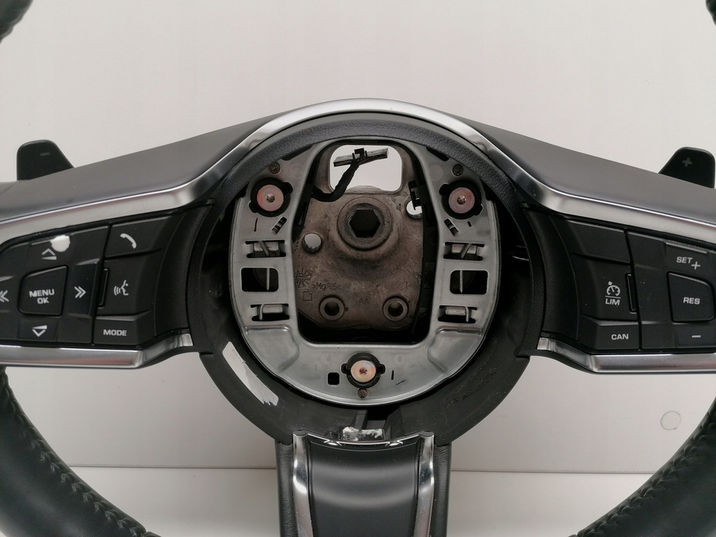 фото №6, Jaguar f-pace x761 r-sport повітропровід шкіряний пелюстки перемикання оригінал 2016-