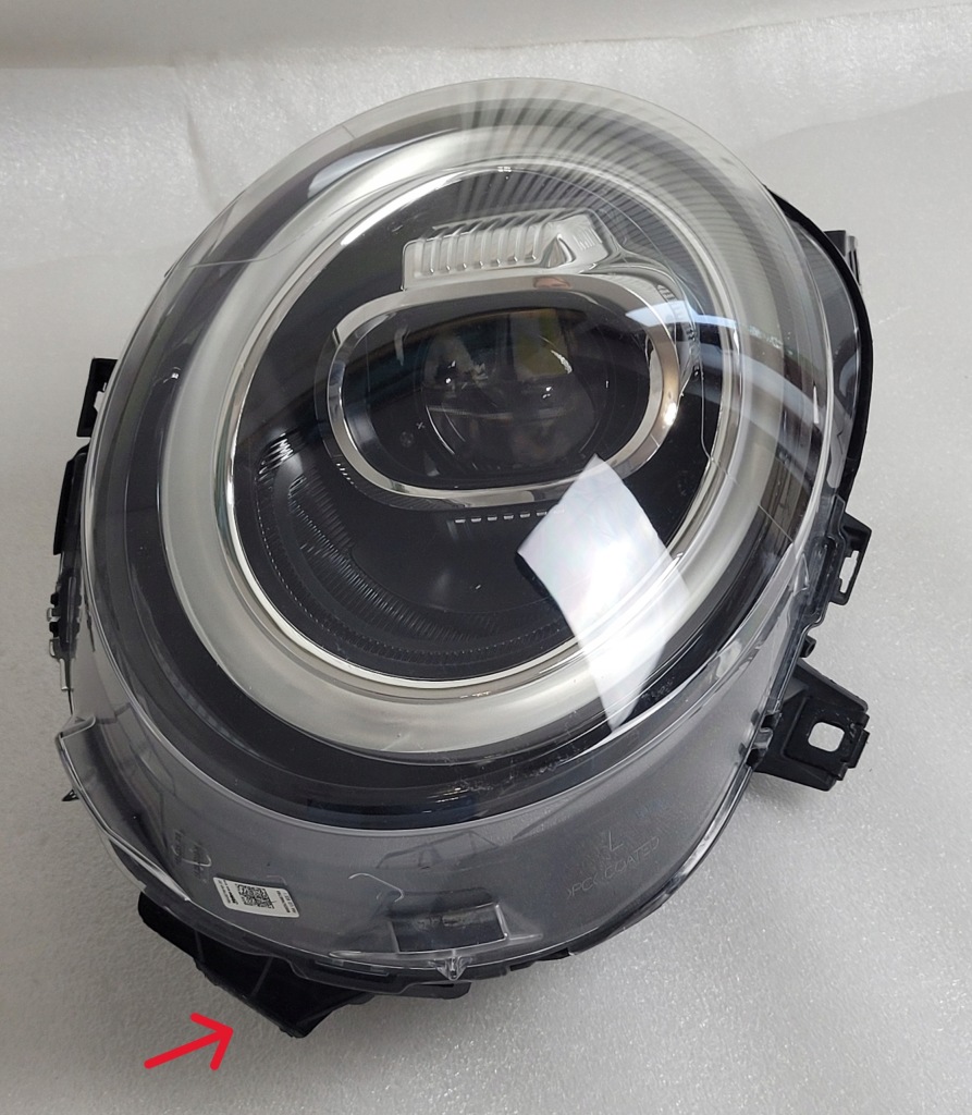 Купить Фара перед левая хром панель фары mini cooper f56 lci рестайлинг  led