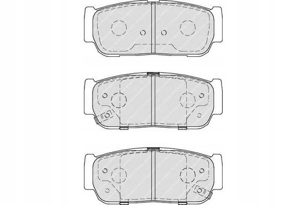 фото №1, Комплект тормозных колодок тормозных denckermann fdb4000 61