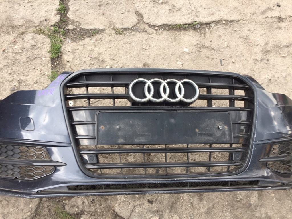 фото №6, Audi a6 c7 s-line lx5r бампер передній перед решітка радіатора