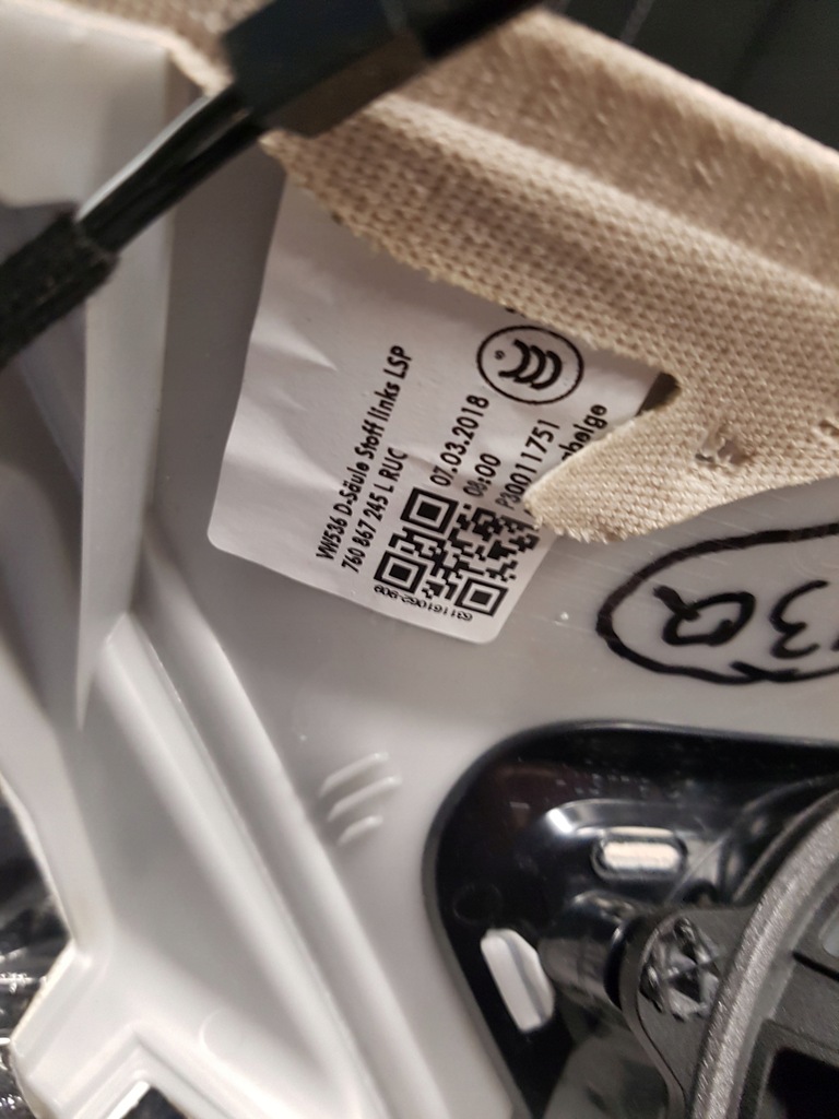 фото №9, Защита стойка левая vw touareg iii dynaudio