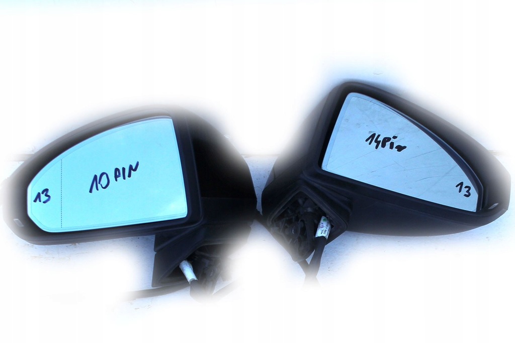 фото №6, Audi tt дзеркало двері праве 14 pin 8s el. складний 14pin зовнішнє pinów