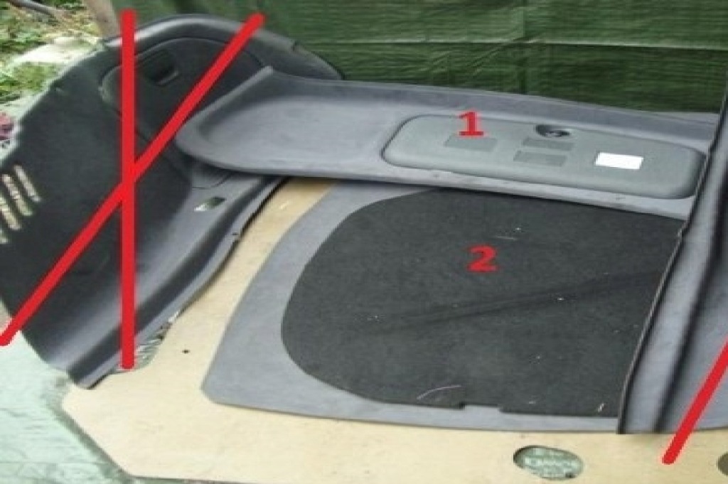 фото №1, Bmw 7 e65 оббивка підлога накладка багажника