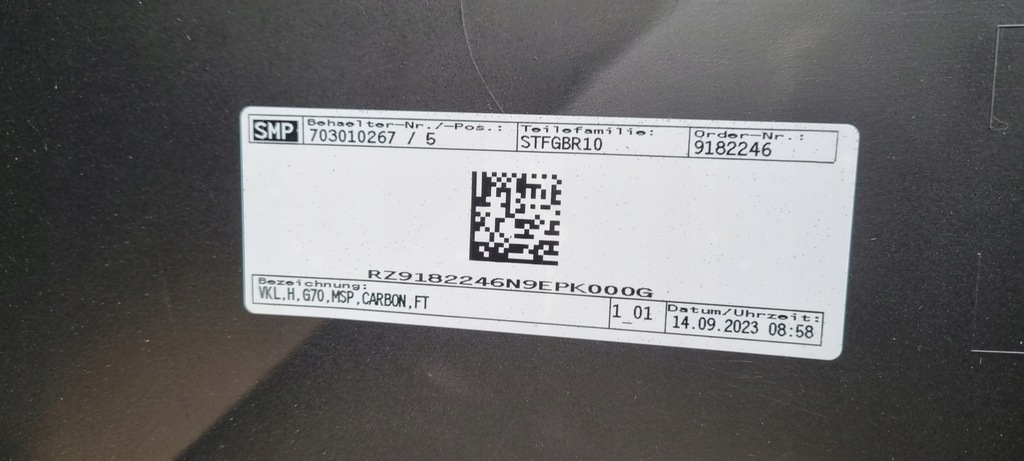 фото №14, Bmw 7 i7 g70 m-pakiet бампер задняя оригинал d063