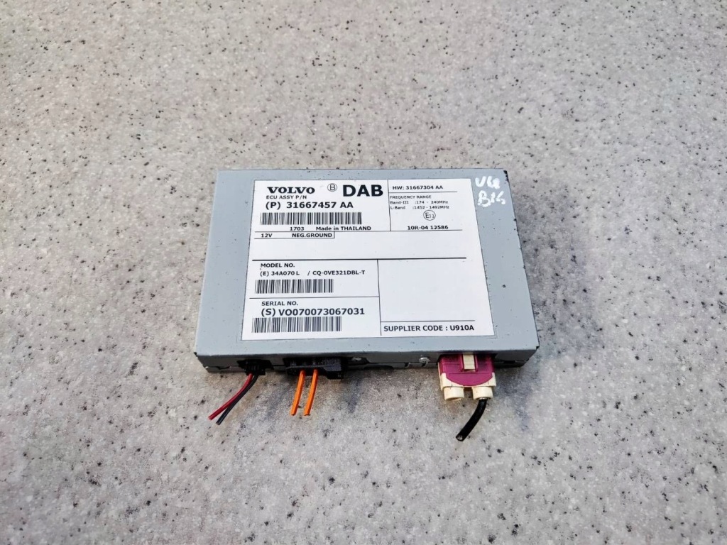 фото №1, Модуль блок управления радио dab volvo v60 i s60 ii 31667457