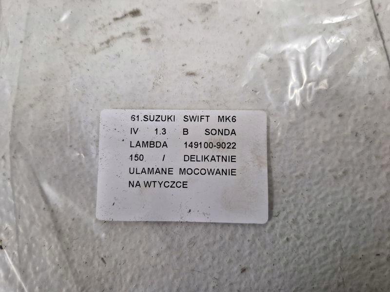 Suzuki swift iv mk6 1.3 b датчик лямбда-зонд 149100-9022 с Разборки