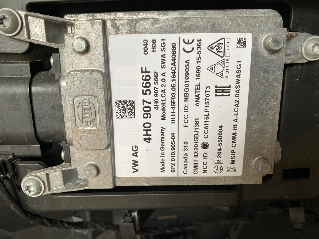 фото №11, Audi a8 dd lift бампер задняя kompletny датчик диффузор мёртвая зона ly9t 88km