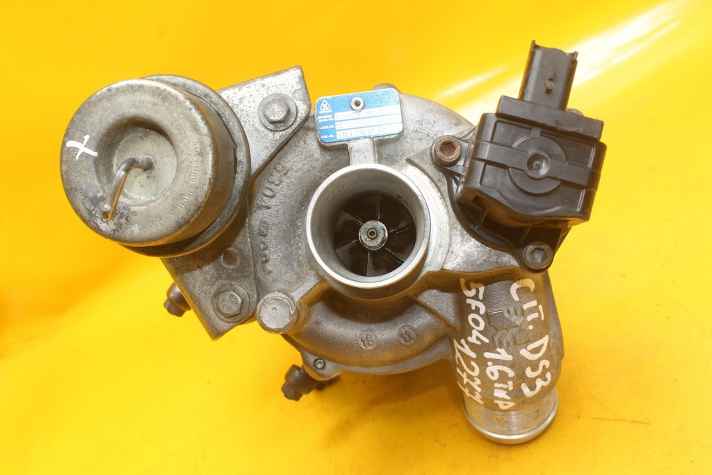 фото №7, Турбина турбонагнетатель citroen ds3 peugeot 1.6 thp 5f04 10wals v760088380