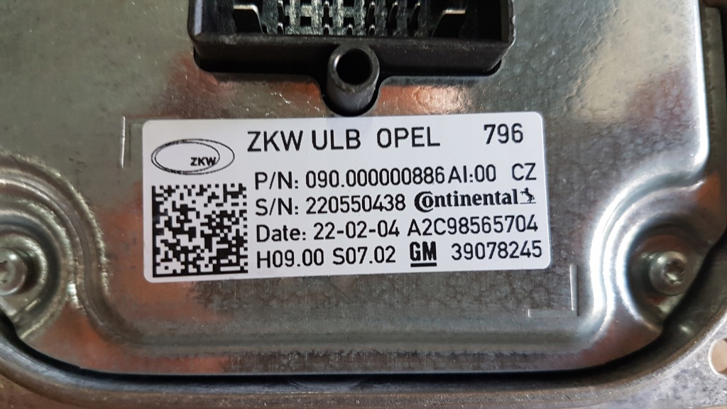 фото №4, Преобразователь модуль лампы led opel astra k v