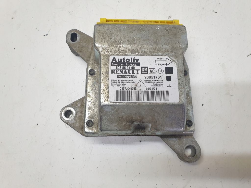 Купить Модуль датчик подушка безопасности renault trafic 8200272534