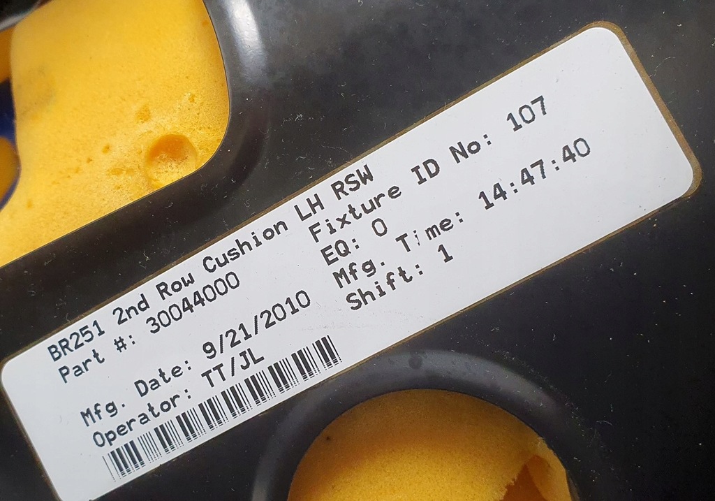 фото №9, Сидіння лівий задня ii ряд mercedes r lift w251