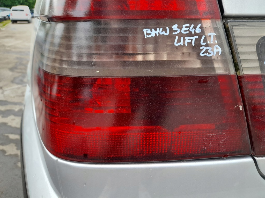 фото №10, Bmw 3 e46 lift лампа левый задняя левая задняя крыло