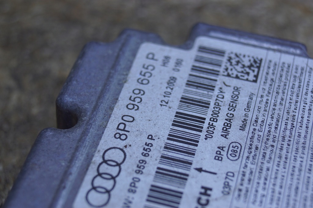 фото №7, Датчик модуль подушка безопасности audi a3 8p lift 8p0959655p