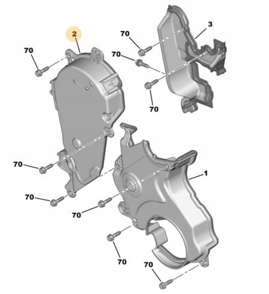фото №13, Оригинальный номер peugeot 9802982180 крышка привода распределительного вала