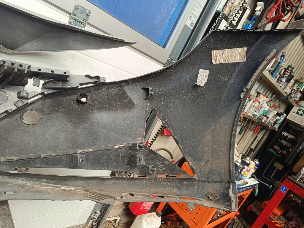 фото №14, Hyundai elantra vii - бампер передній szary