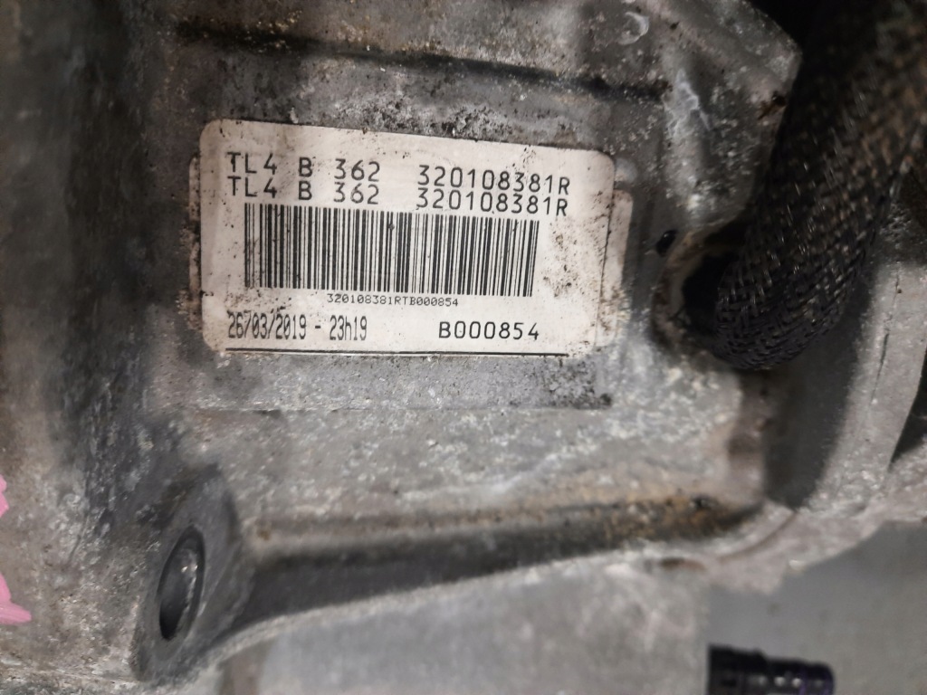 фото №2, Коробка передач передач renault clio v 1.5 b dci tl4b362