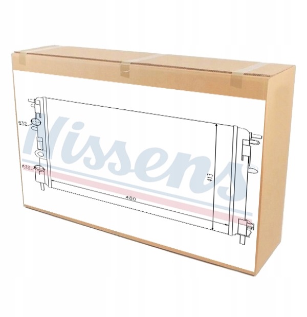 фото №1, Радиатор двигателя wody жидкость охлаждающий do renault thalia i 1.5 dci