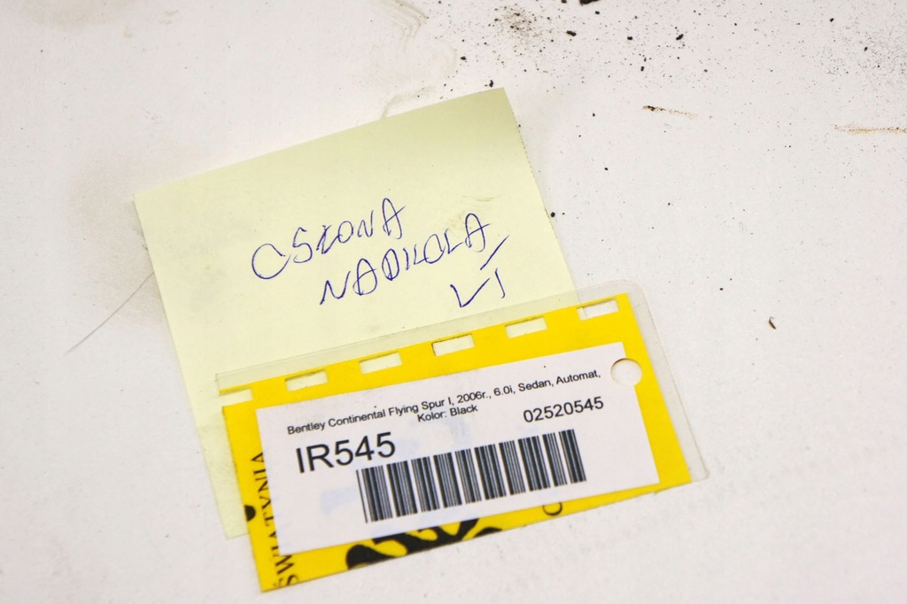 фото №6, Ir545 bentley flying spur i підкрилок лівий задня