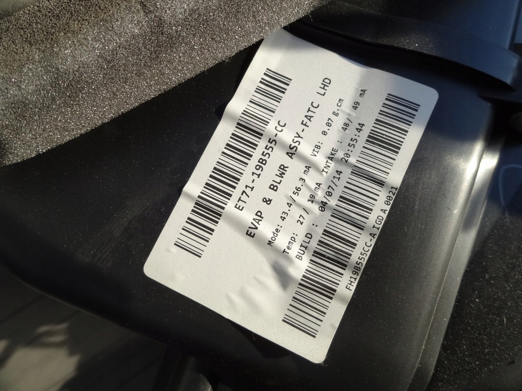 фото №5, Ford tourneo courier 2014 отопитель pod klime eu