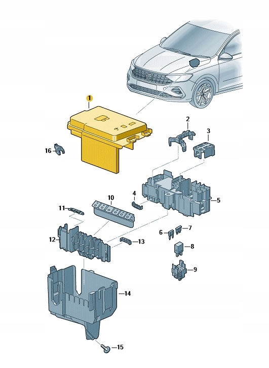 фото №2, Защита аккумулятор оригинальный номер a1 rapid polo toledo