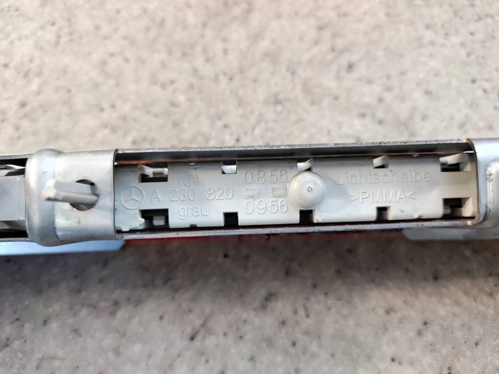 фото №2, Третій світло стоп стоп-сигнал кришки mercedes sl r230 w230 a2308200856