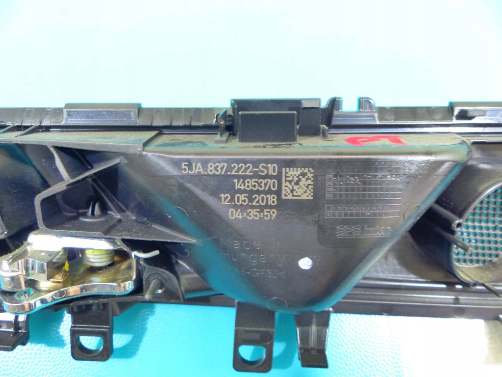 фото №4, Ручка внутренняя задняя правая skoda rapid 5ja837222