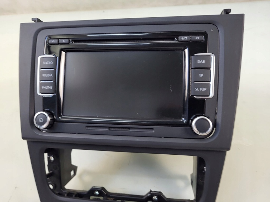 фото №3, Vw golf vi lift радіо екран монітор дисплей рамка штекер