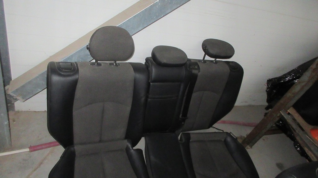 фото №6, Mercedes w211 сиденья сиденье обивка кожа материал czarna kombi