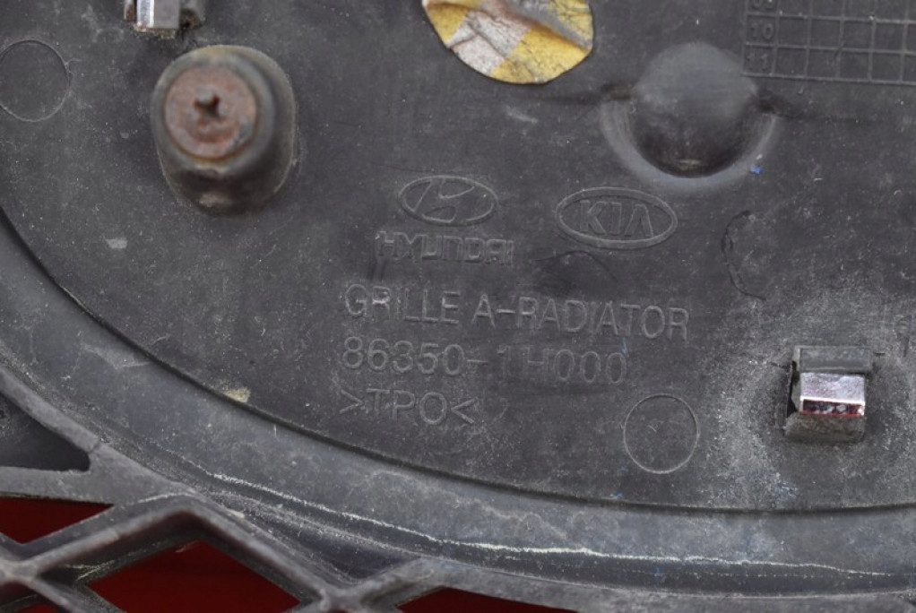 фото №7, Решітка радіатора решітка радіатора czarna хром 86350-1h000 kia ceed 1 i 06-12