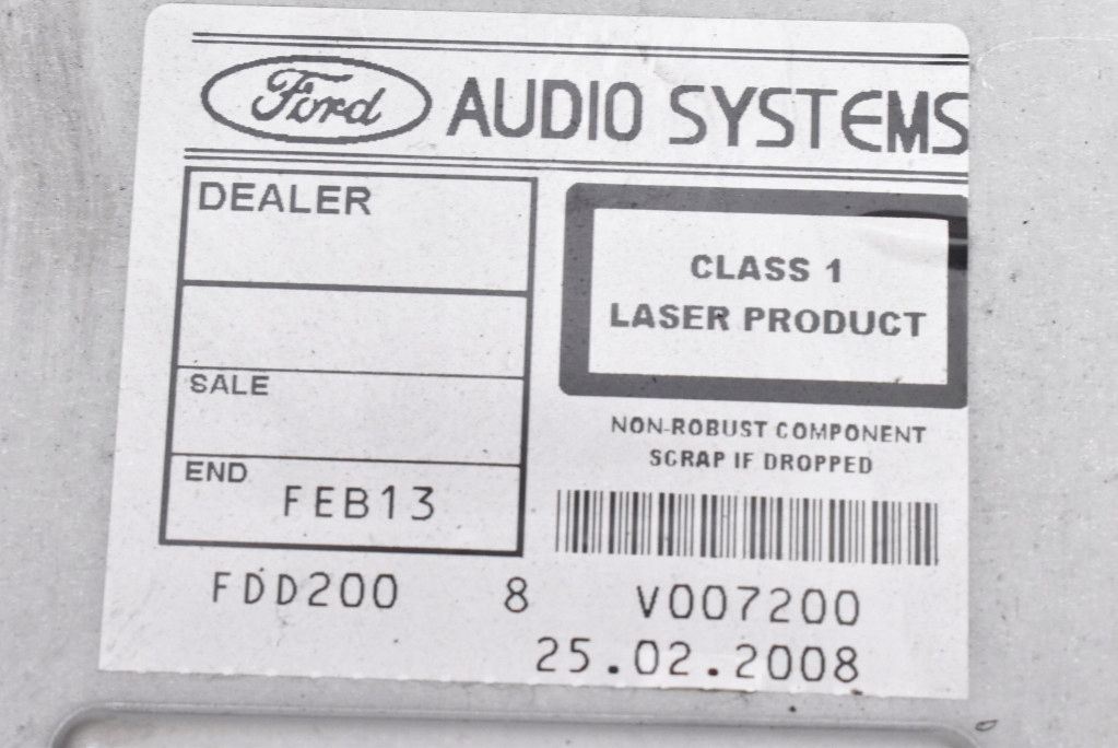 фото №7, Радио радиопроигрыватель 6000cd 8m5t-18c815-ab ford focus mk2 lift 04-08