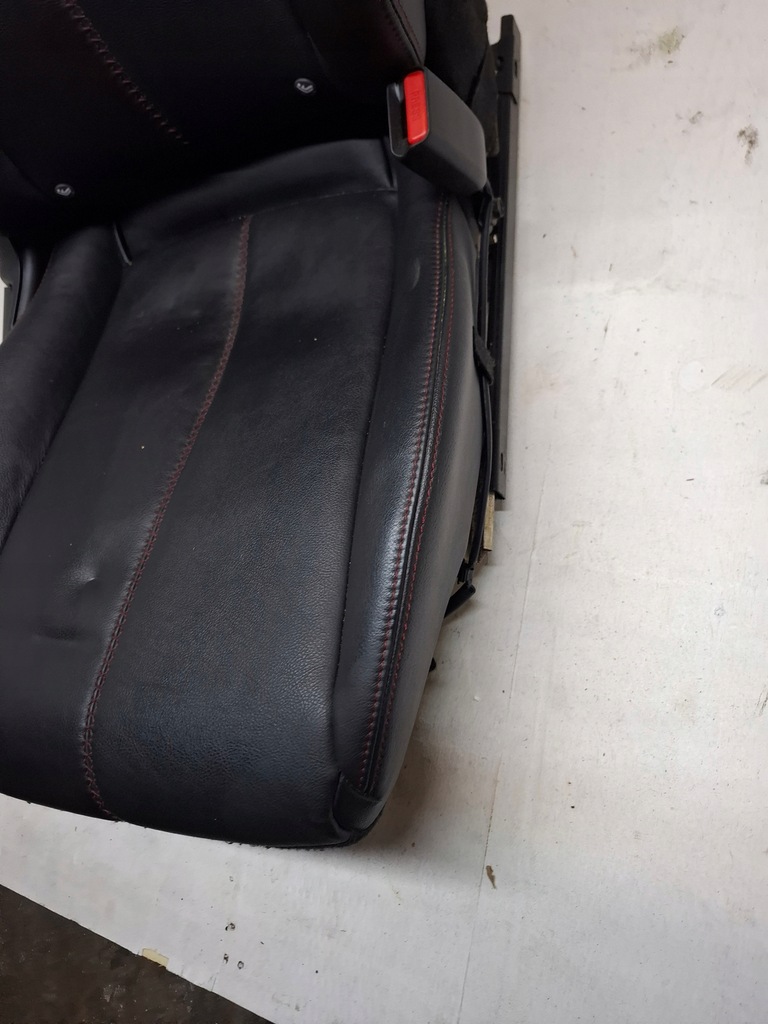 фото №9, Mazda mx5 iv 15-23 сиденье правый перед кожа czarna bose нитка czerwona