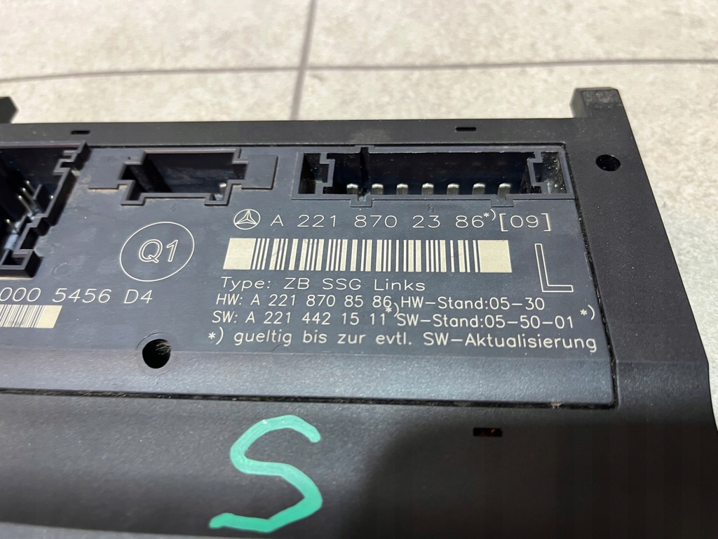 фото №5, Mercedes w221 модуль сидіння перед лівий правий bdb