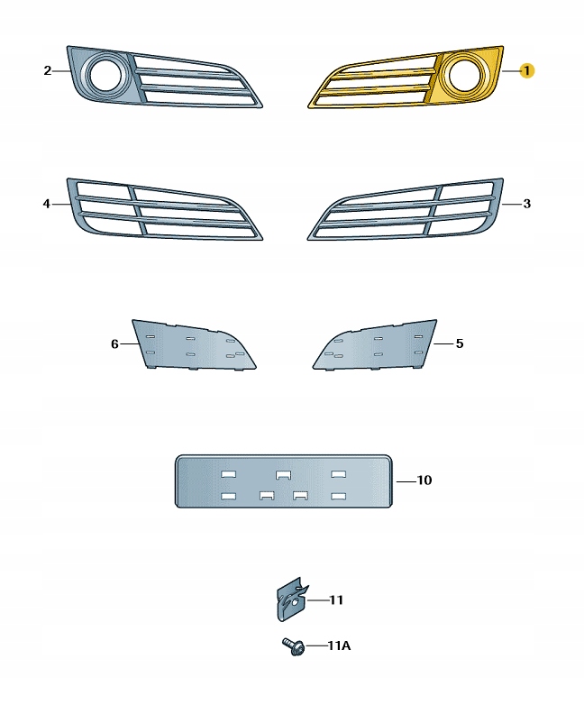 фото №1, Решётка решётка радиатора заглушка бампера audi a8 d4 левая przedlift aso оригинал