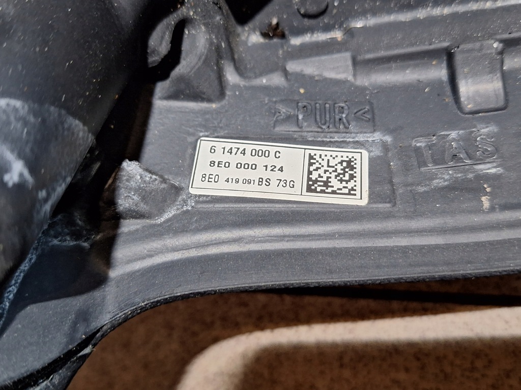 фото №9, Повітропровід audi a3 8p a4 b6 комплект czarna