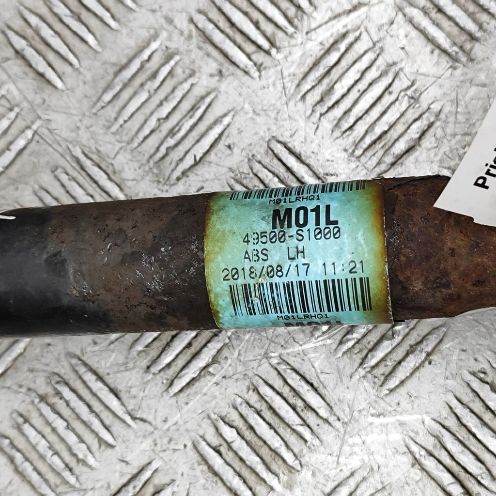 фото №7, Hyundai santa fe 2019 ліва сторона привідний вал передня