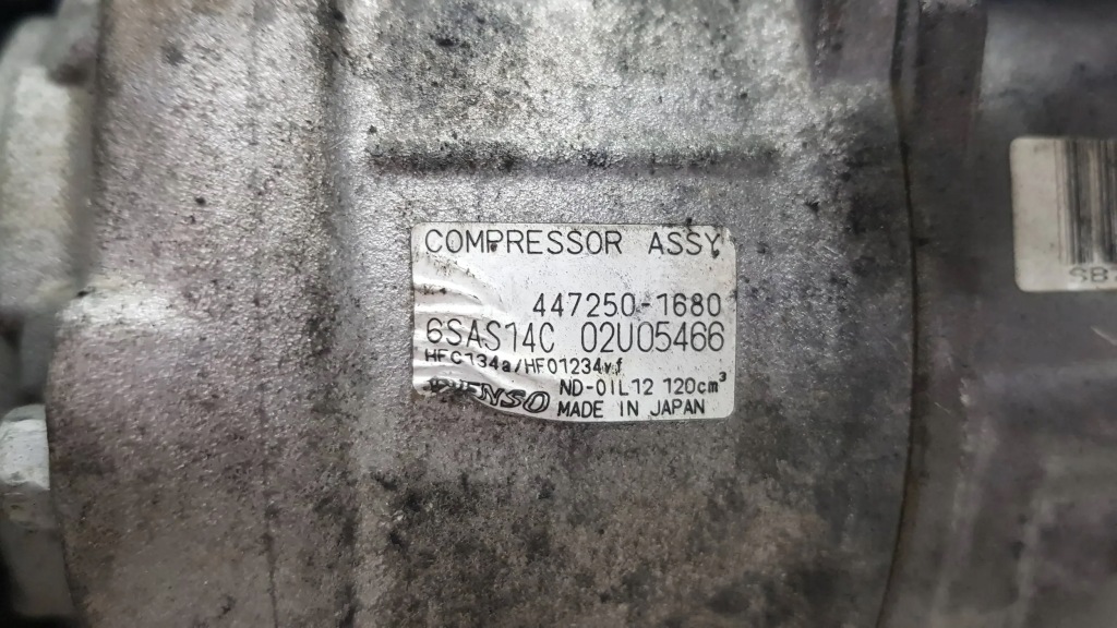фото №6, Компрессор кондиционера 447250-1680 mercedes w176 w246 w117 1.5 cdi