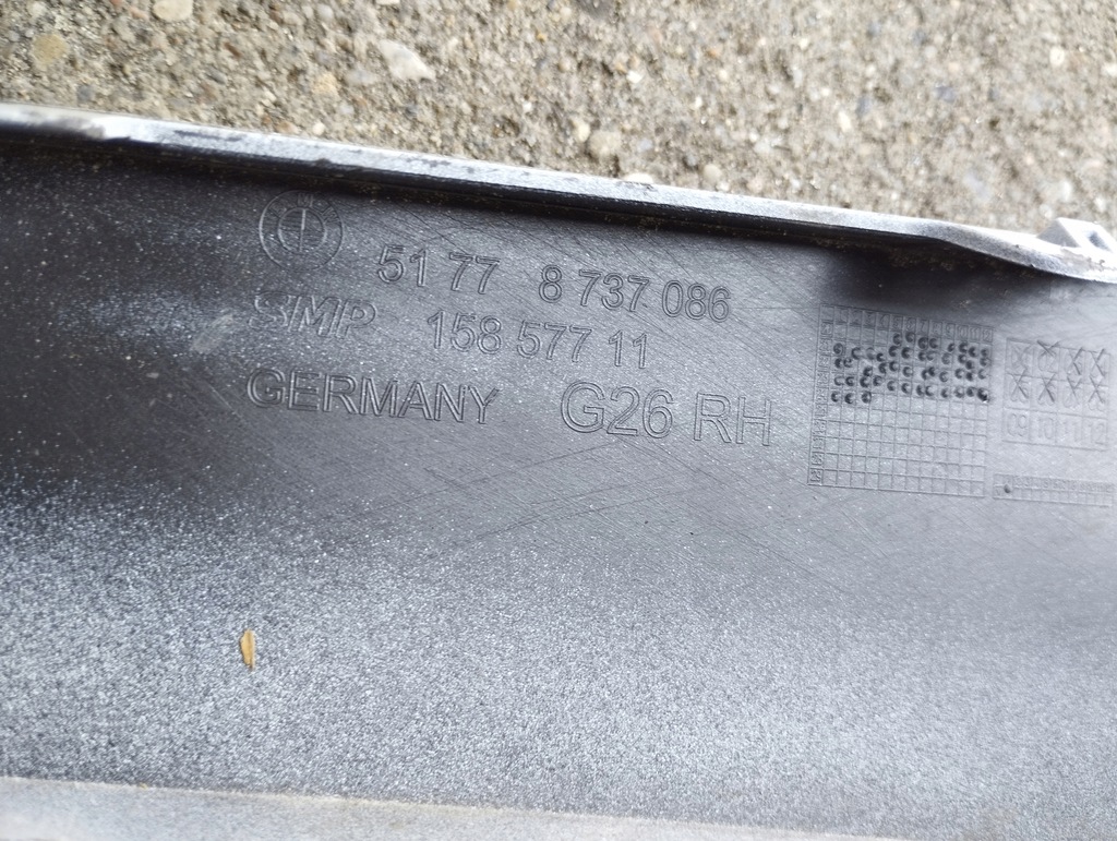 фото №9, Порог молдинг накладка правая bmw 4 g26 m-pakiet 8737086