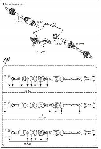 фото №1, Привідний вал задня привідний вал задня шарнір mazda cx-90 kk 2022r- новий оригінал