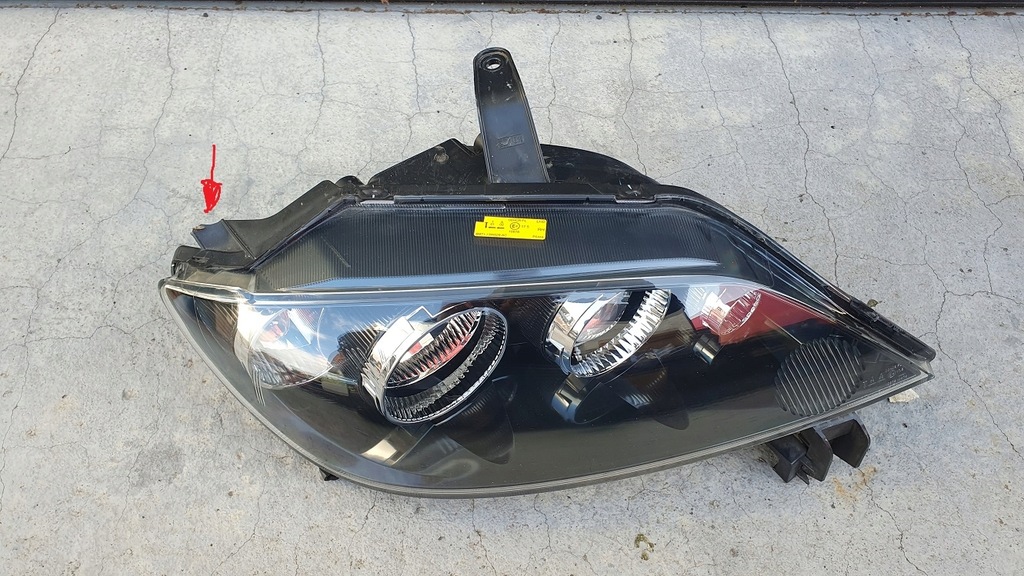 фото №1, Mazda 2 2005 - фара правий лінза