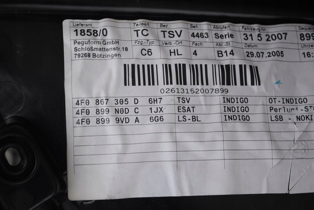 фото №10, Обшивки двері indigo a6 c6